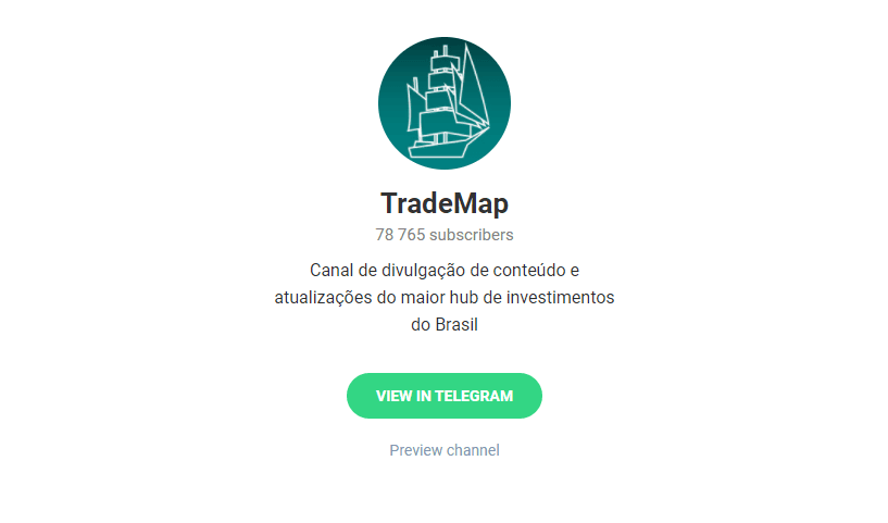 TradeMap: Canal do Telegram
