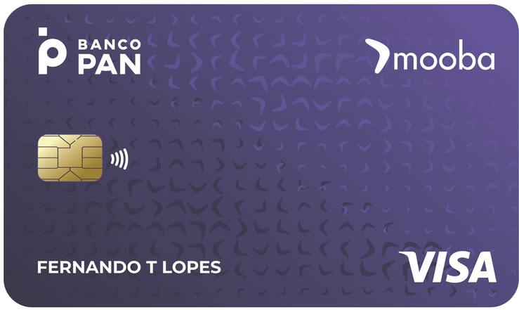 Cartão Pan Mooba Visa Internacional