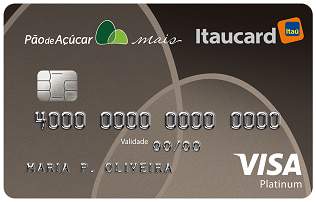 Cartão Pão de Açúcar Mais Itaú Platinum Visa