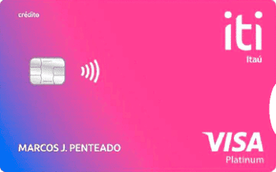 Cartão iti Itaú Internacional Visa Platinum