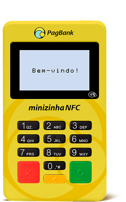 Máquinha de cartão Minizinha NFC