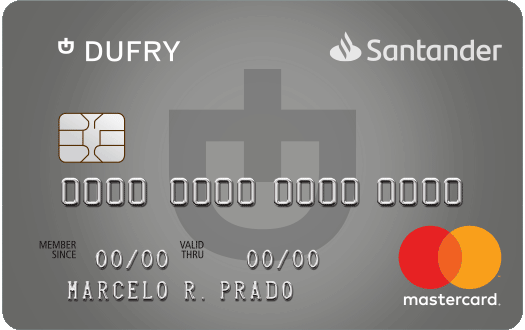 Cartão Santander Dufry Platinum Mastercard