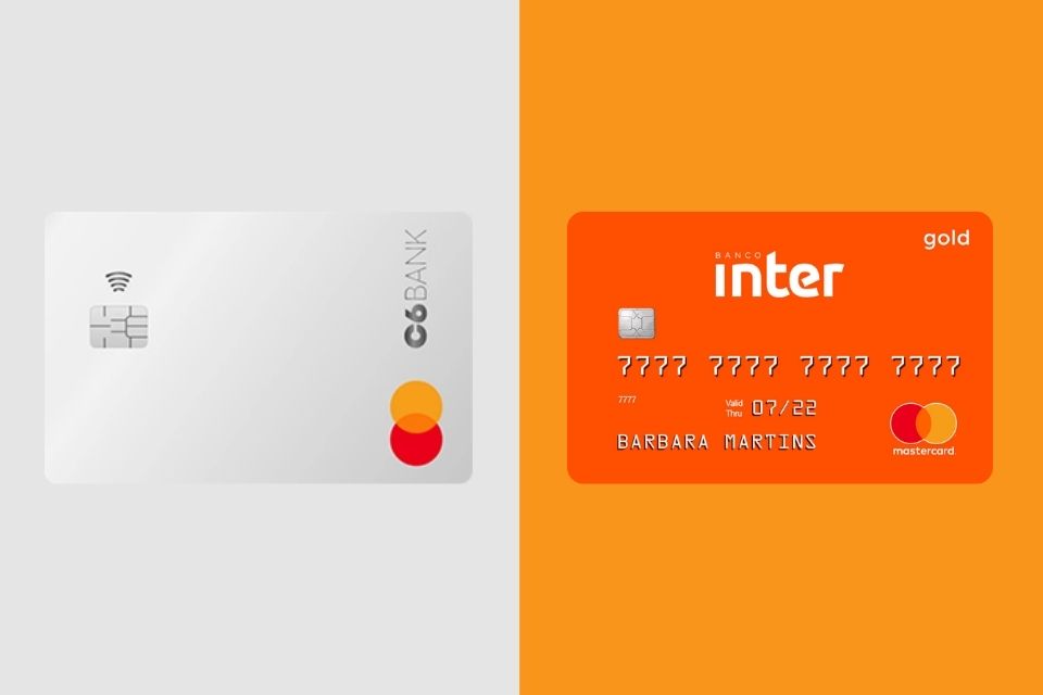 C6 Bank x Inter – Compare produtos, serviços, taxas e mais!