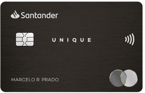 Cartão Santander Unique Pontos Mastercard Black