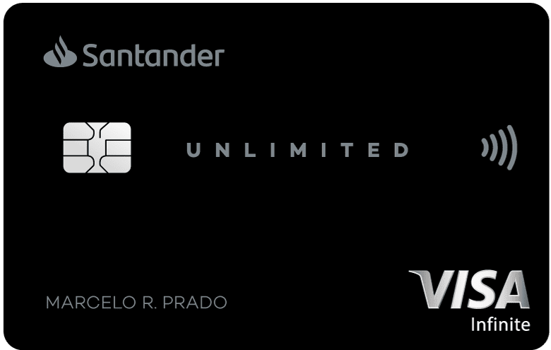 Cartão Santander Unlimited Visa Infinite