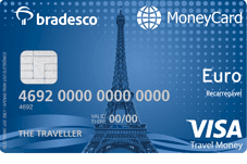 Bradesco Pré Pago MoneyCard Euro