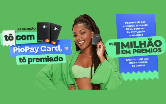 Promoção PicPay Card sorteará R$ 1 milhão em prêmios