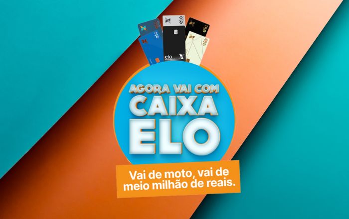 Cartões CAIXA Elo oferecem moto diariamente e R$ 500 mil em promoção