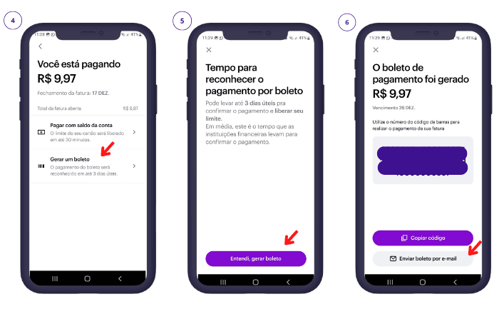 Como gerar boleto no Nubank? Veja dúvidas e passo a passo completo