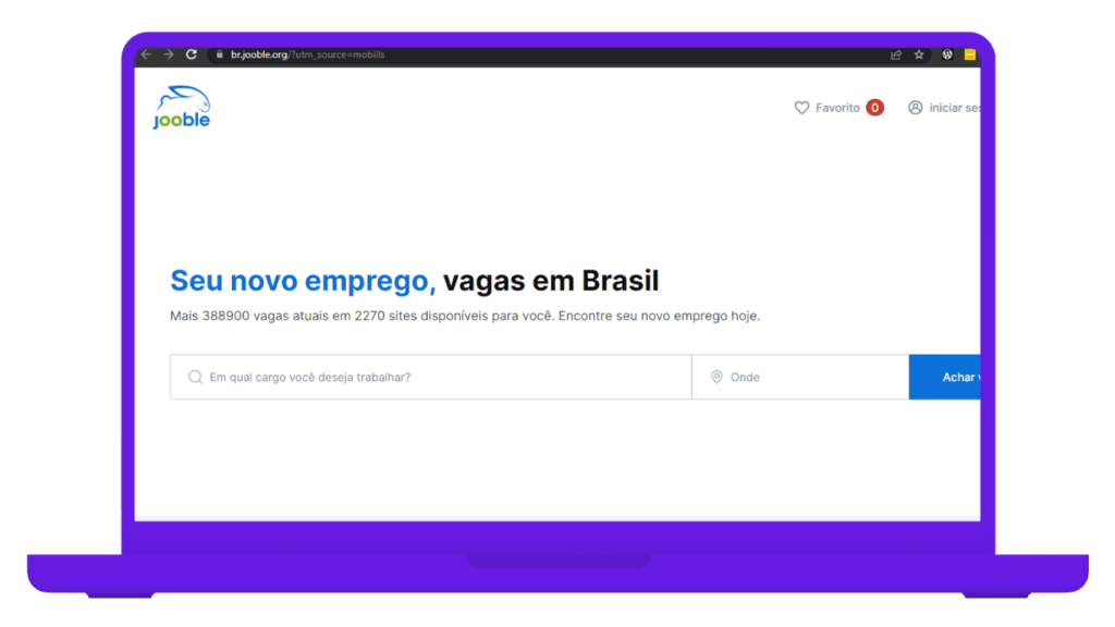 jooble - sites de emprego gratis - mobills