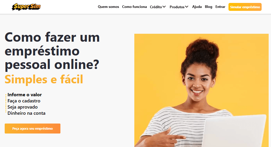 site do empréstimo super sim