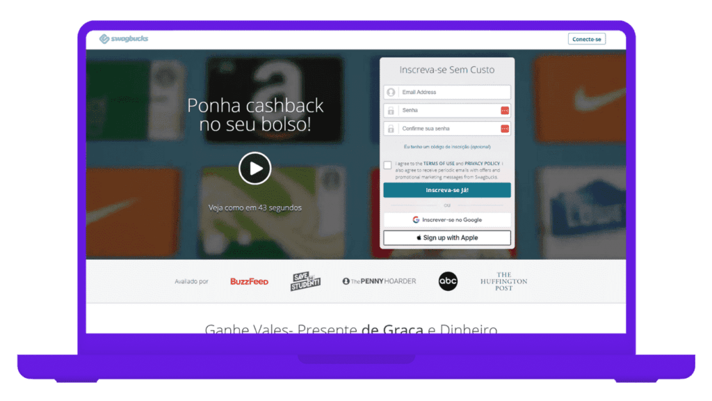 Como ganhar dinheiro assistindo vídeos - site swagbucks - mobills