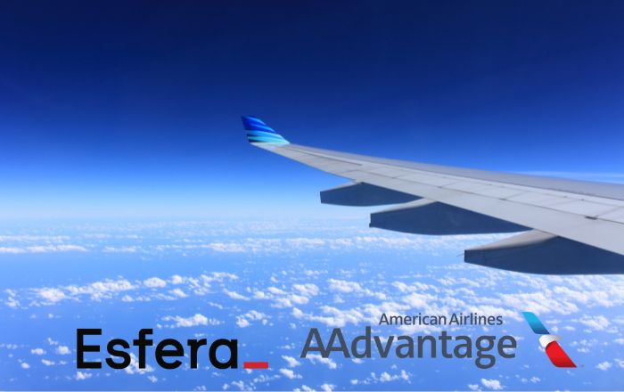 Transfira seus pontos Esfera para o Programa AAdvantage® e voe mais longe com a American Airlines!