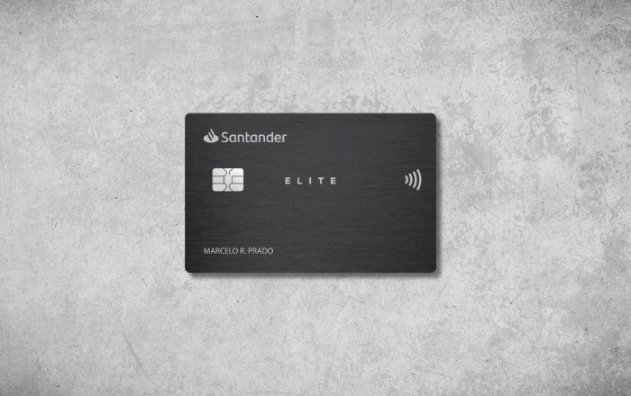 Cartão Elite Santander: veja como acumular pontos e zerar anuidade