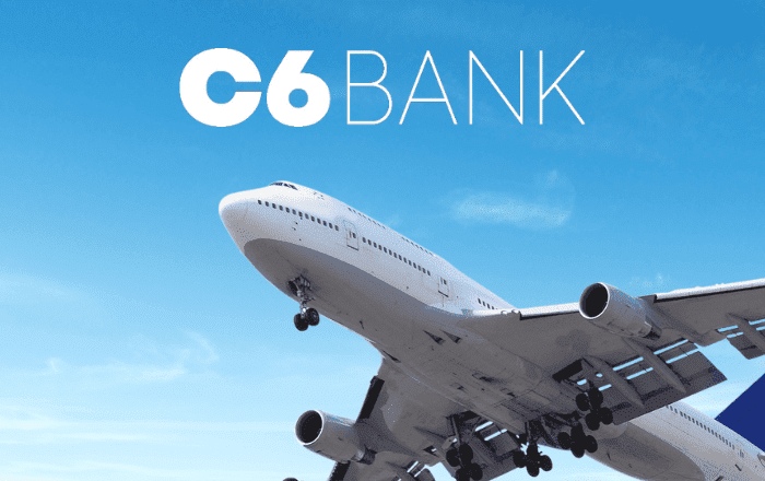 C6 Bank turbina pontos Átomos na compra de passagens aéreas