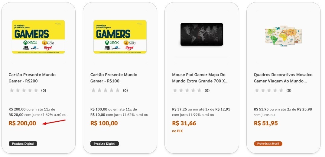 Comprar R$ 100 Reais Ifood Gift Card (BR) Saldo Carteira