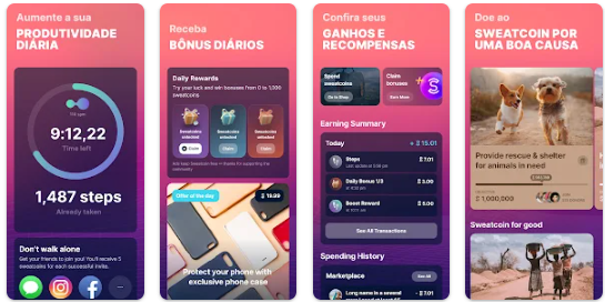 como ganhar moedas caminhando