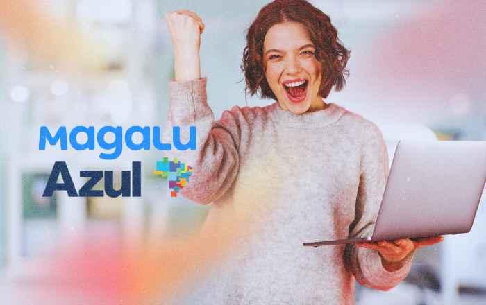 Azul e Magalu: Ganhe 6 pontos por real em compras no site