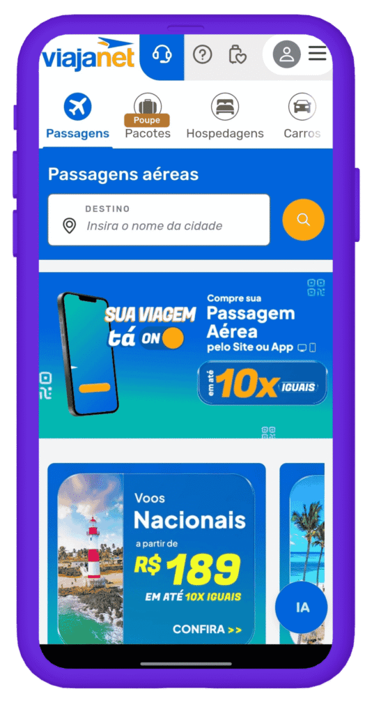 Black Friday viagens Viajanet