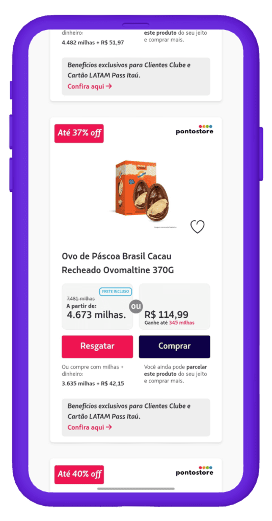 Shopping latam pass páscoa 2