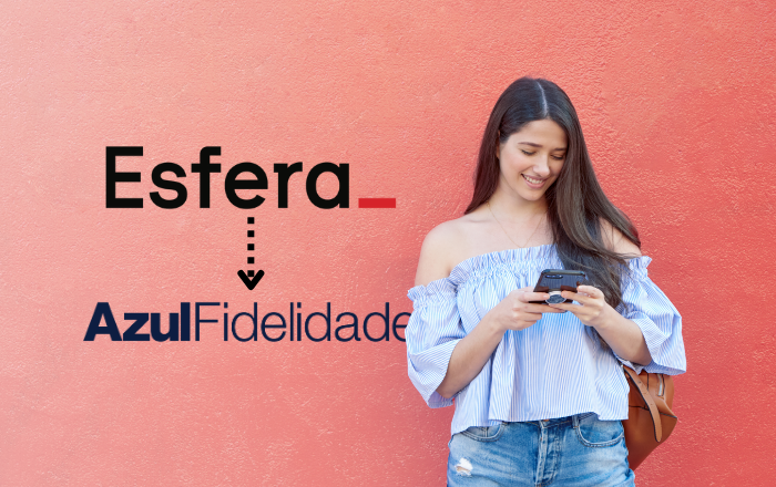 Promoção Esfera e Azul! Transfira seus pontos com até 90% de bônus