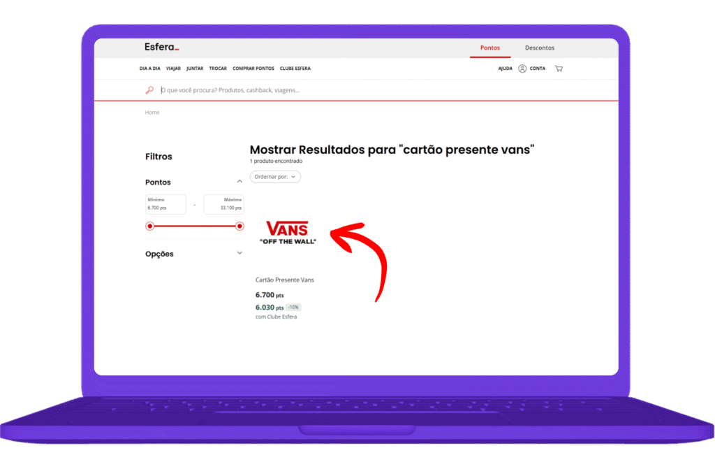 cartão presente da vans pela esfera - tuotrial 1
