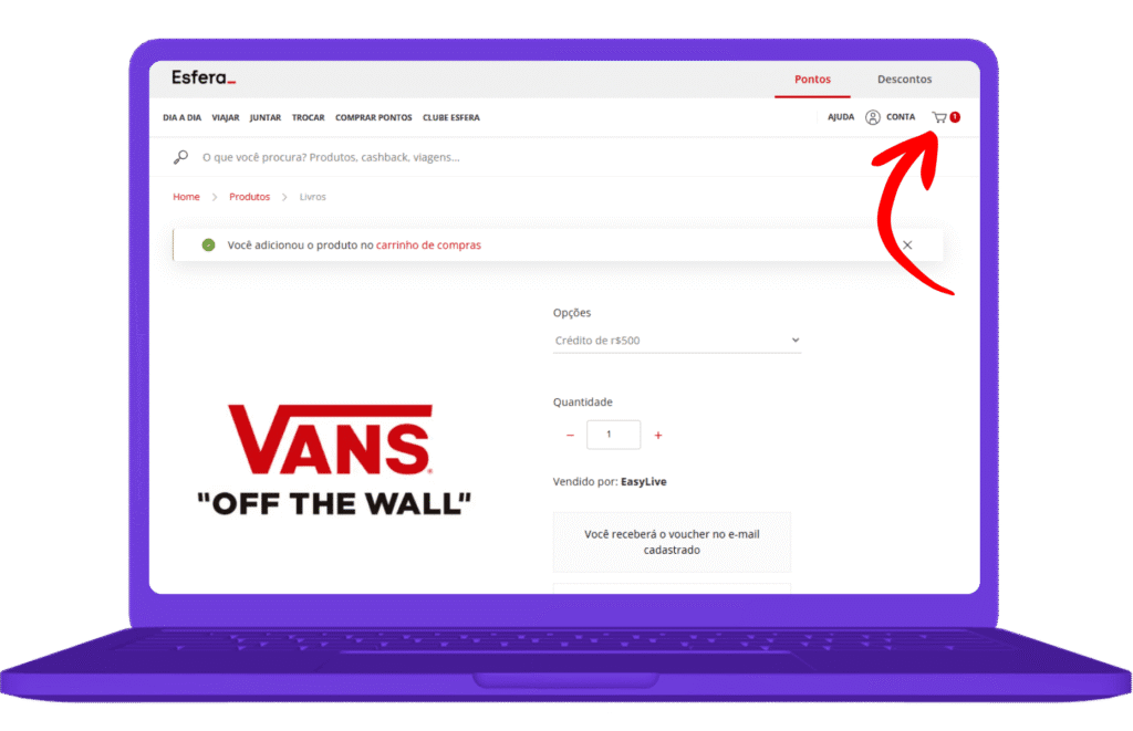 cartão presente da vans pela esfera - tuotrial 3