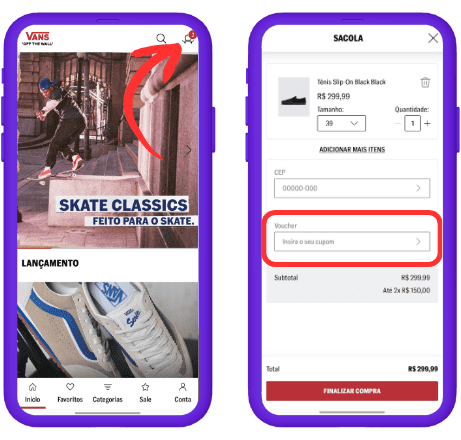 cartão presente da vans pela esfera - tuotrial na vans 3