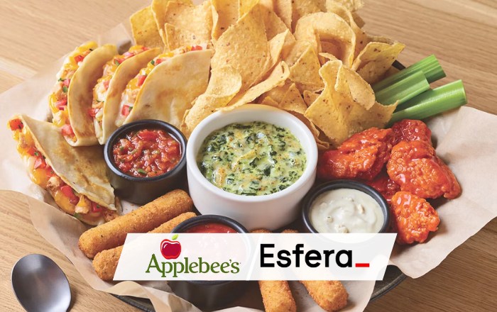 Cartão Presente Applebee’s: resgate na Esfera e economize no restaurante