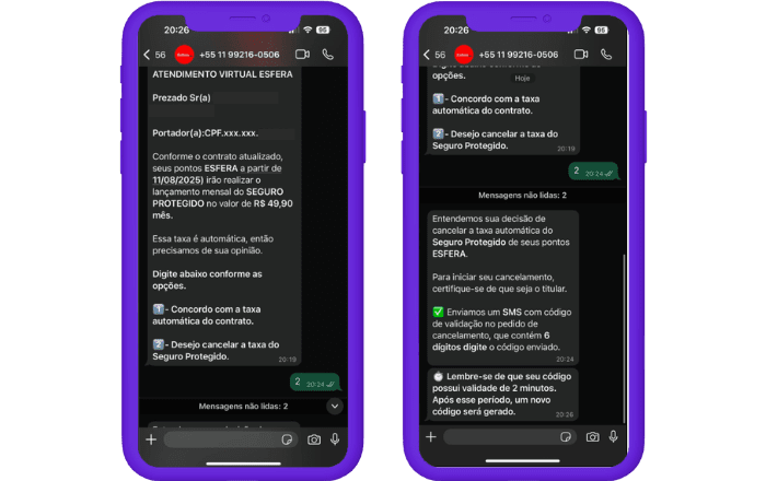 Golpes com nome da Esfera