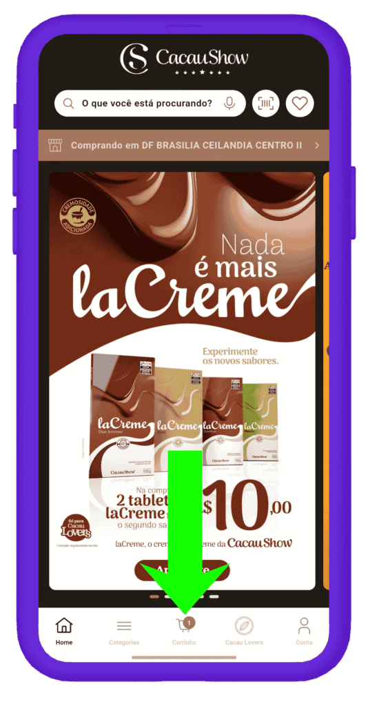 resgatar cartão presente Cacau Show na esfera - passo a passo 8