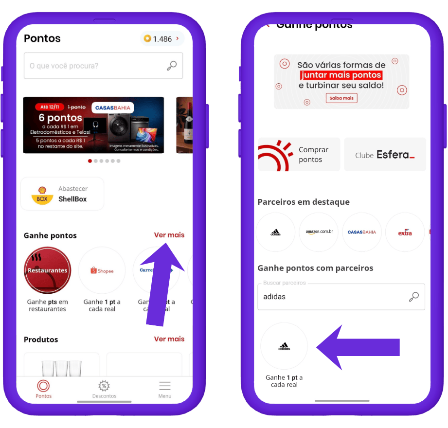 Black Friday Adidas - Esfera passo 1