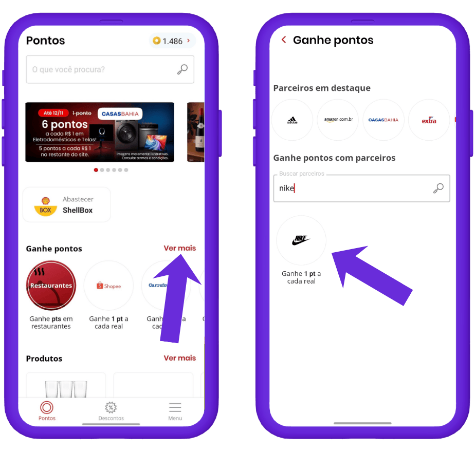 Black Friday Nike com desconto - Esfera passo 1