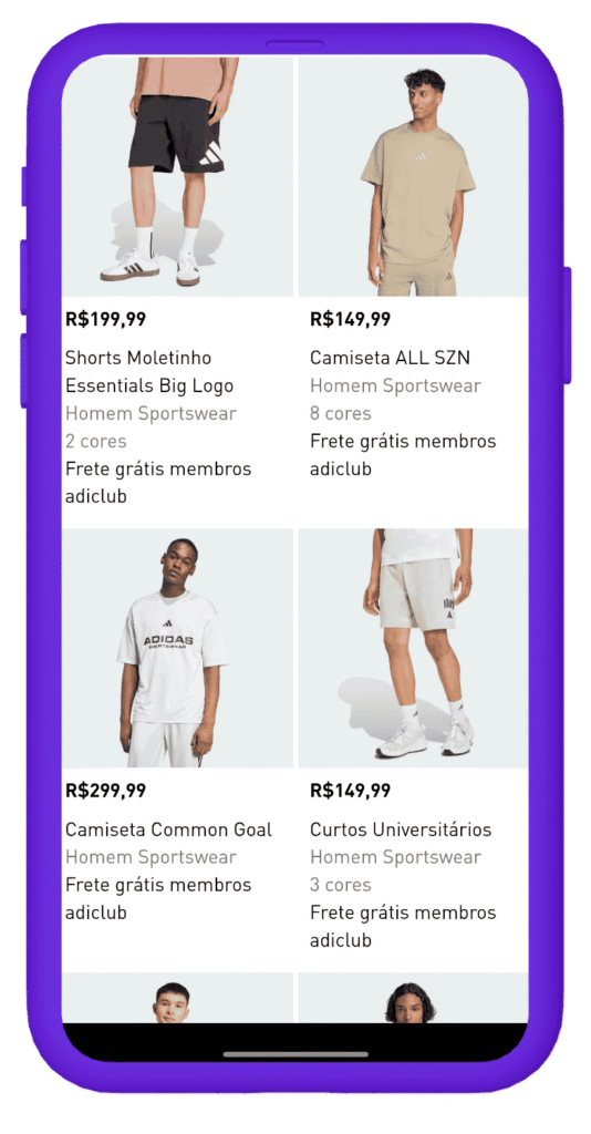 Black Friday adidas - roupas