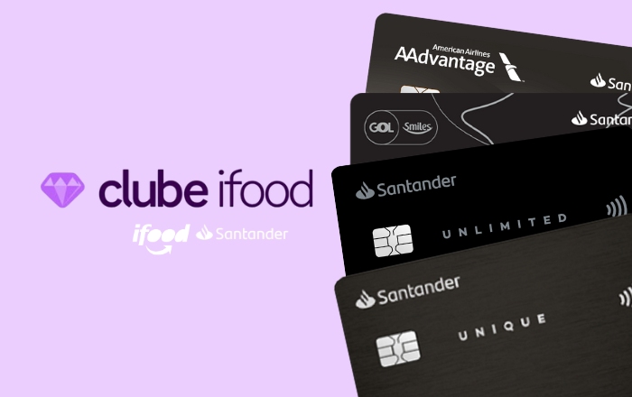 Promoção de Cartões Santander permite assinar Clube iFood por R$ 1 ao mês