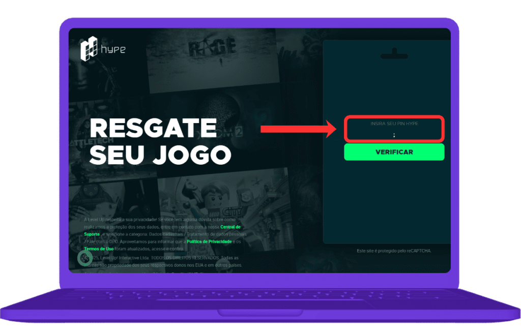 Resgatar voucher jogo Reus Esfera - passo 7