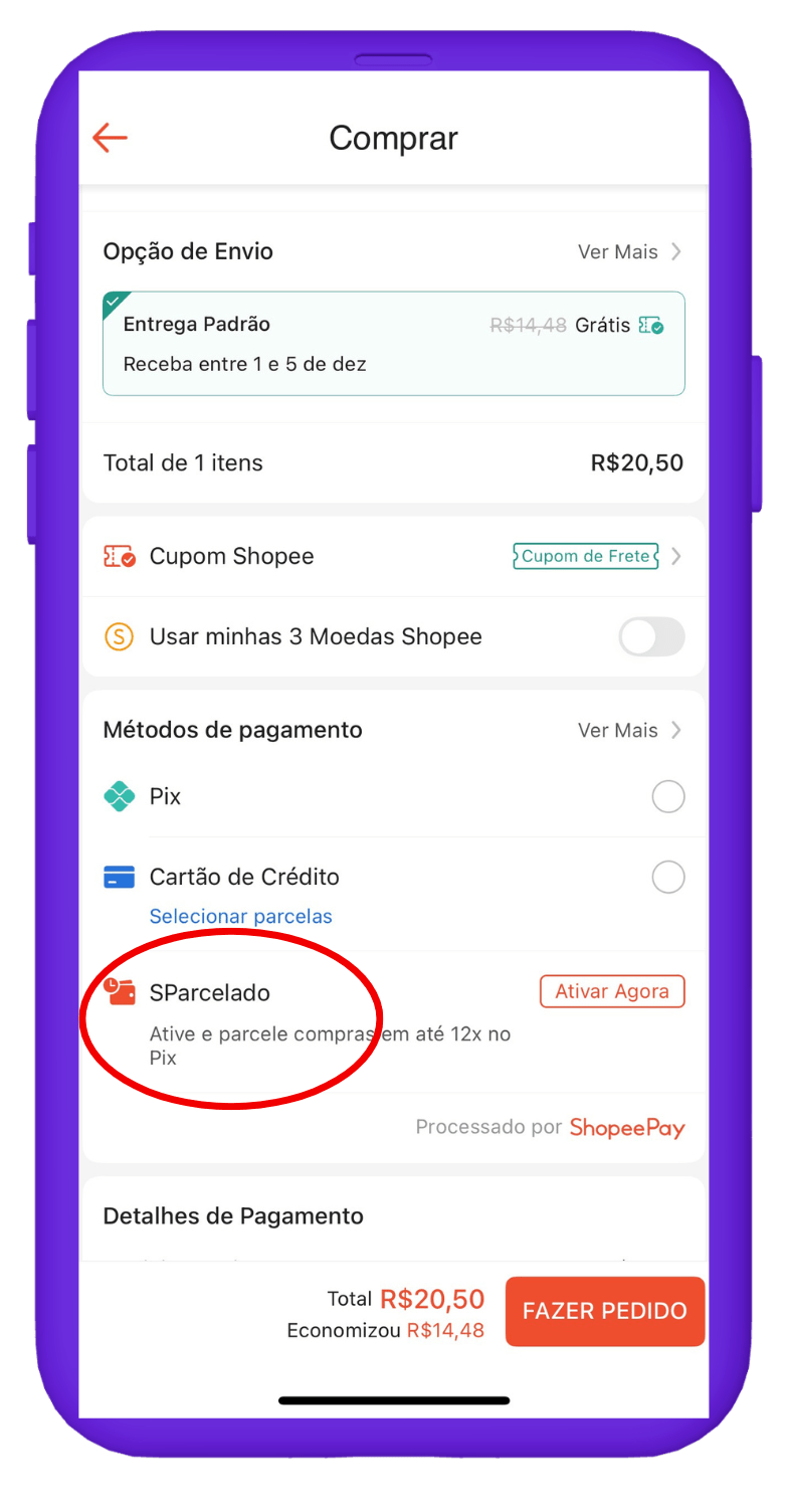 SParcelado Shopee: como parcelar suas compras sem cartão