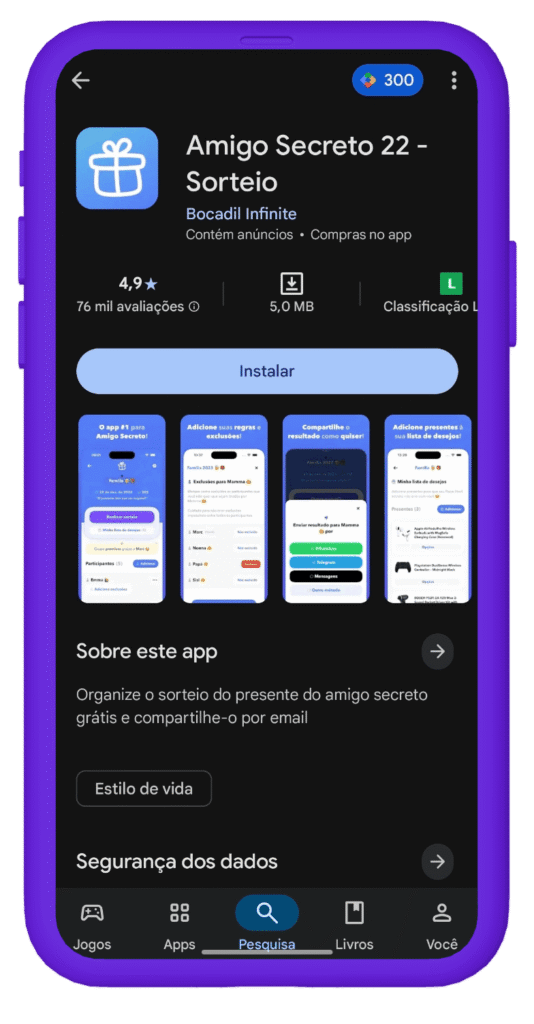 aplicativo amigo secreto - Amigo Secreto 22