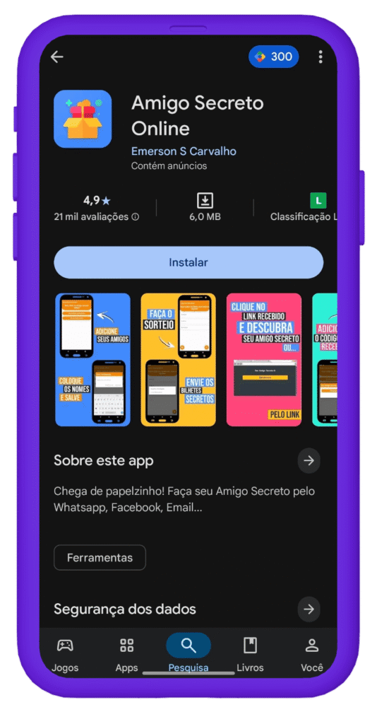 aplicativo amigo secreto - Amigo Secreto Online