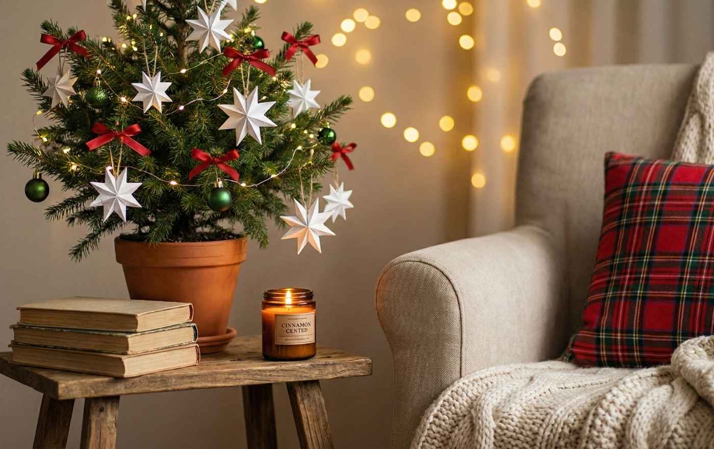 12 ideias de decoração de Natal simples, criativas e baratas